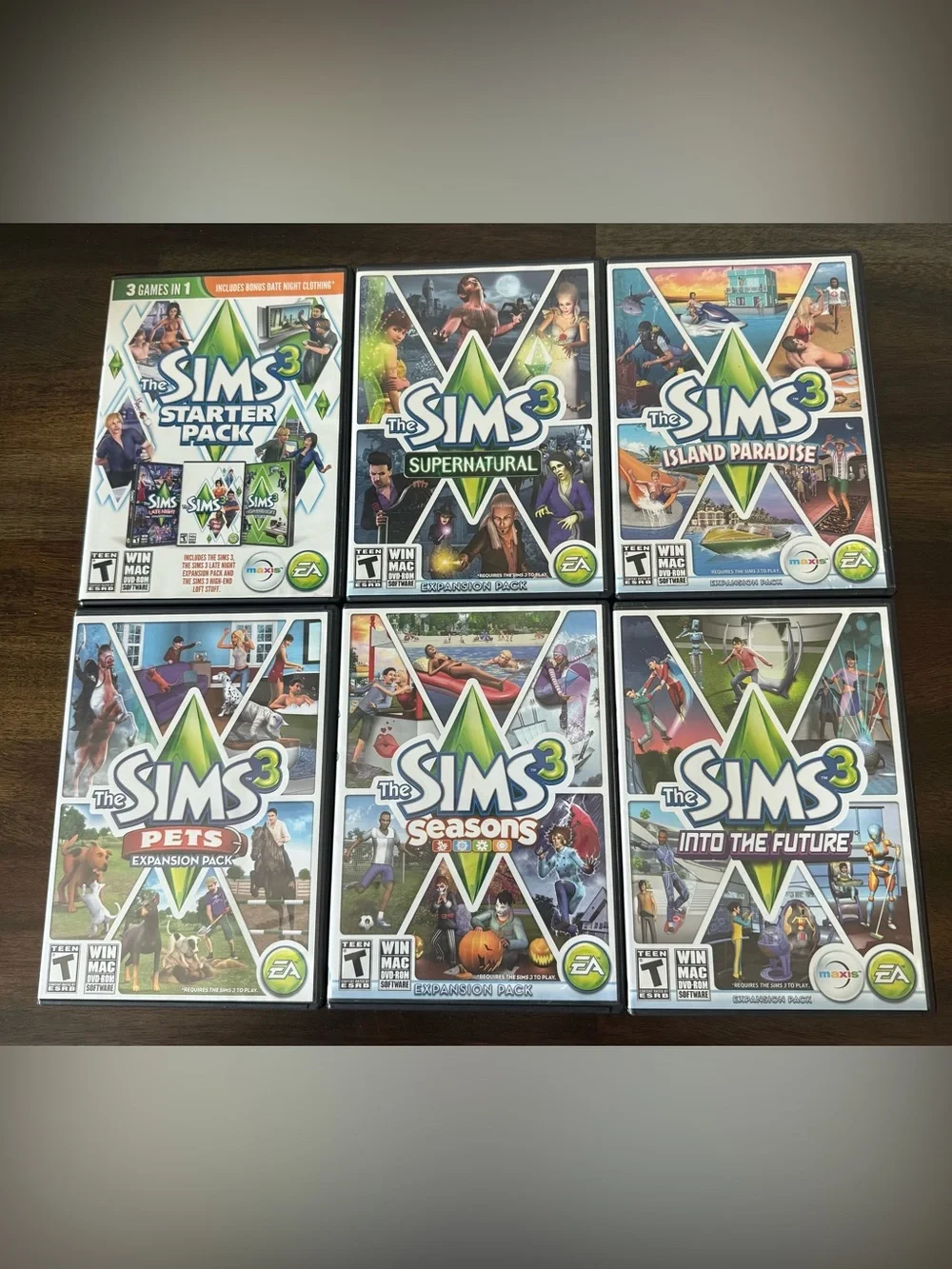 The Sims 3 Starter Pack Plus 5 Expansion Packs Simulation PC/Mac The Sims Series